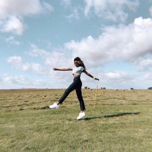 Black high waisted jeans